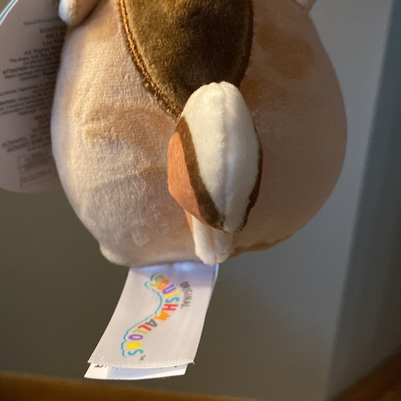 BRAND NEW SQUISHMALLOW CLIP 3.5” NAMED MELZIE THE CHIPMUNK! NWT. YEAR 2023. - Picture 5 of 8